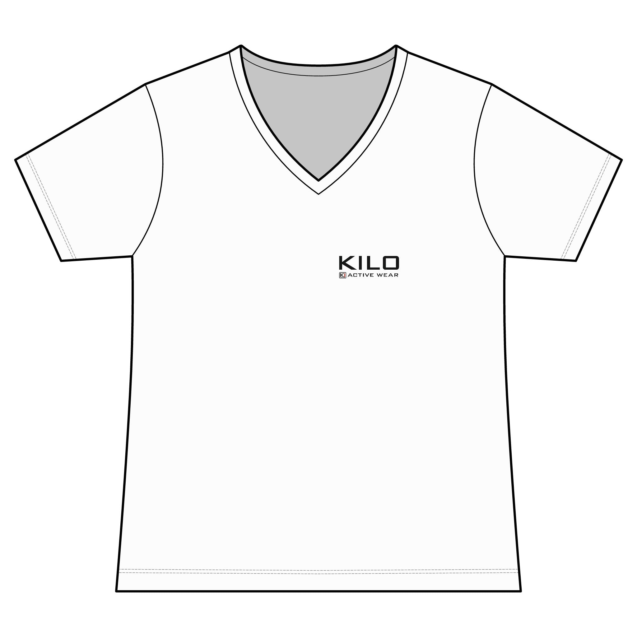 Women's  "fearless" V‑Neck Tee