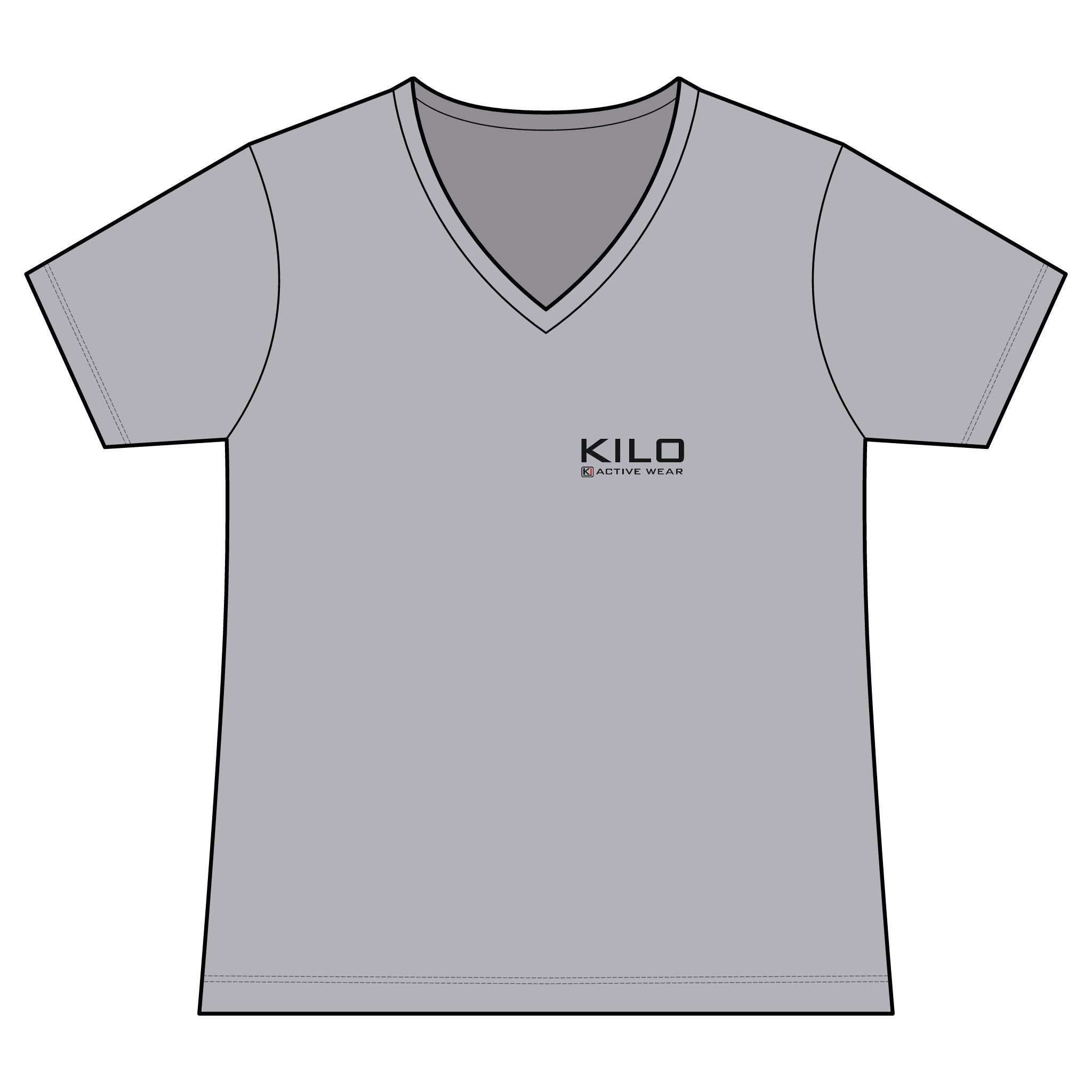 Women's  "fearless" V‑Neck Tee