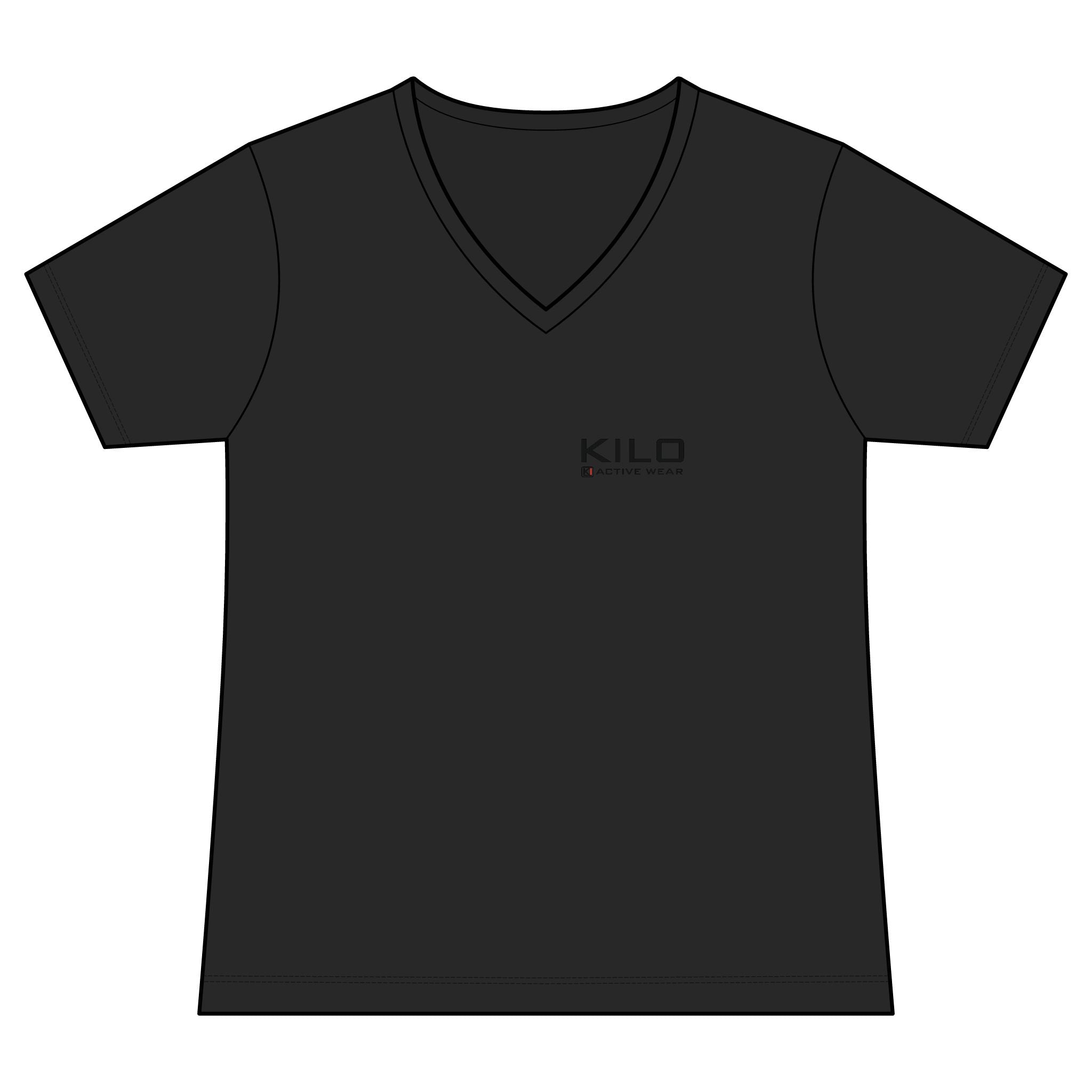 Women's  "fearless" V‑Neck Tee