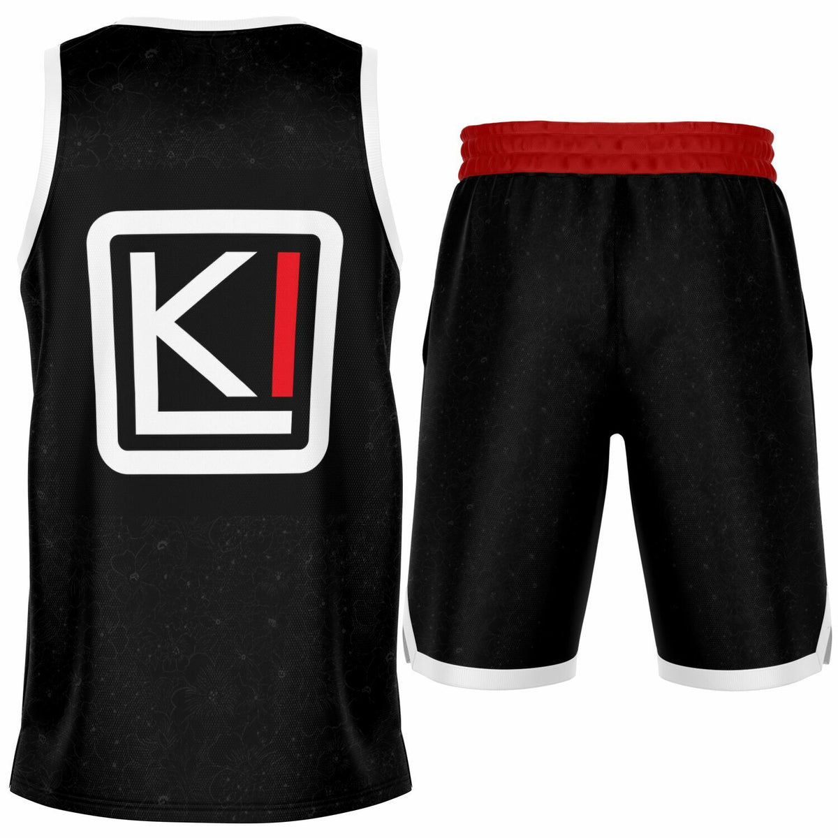 KILO K-Basketball Set jersey and shorts, back