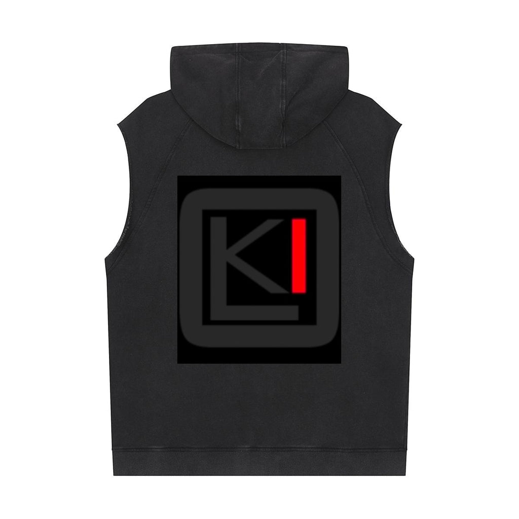 Men's Loose "K-Swag" Sleeveless Hoodie|320GSM DTG