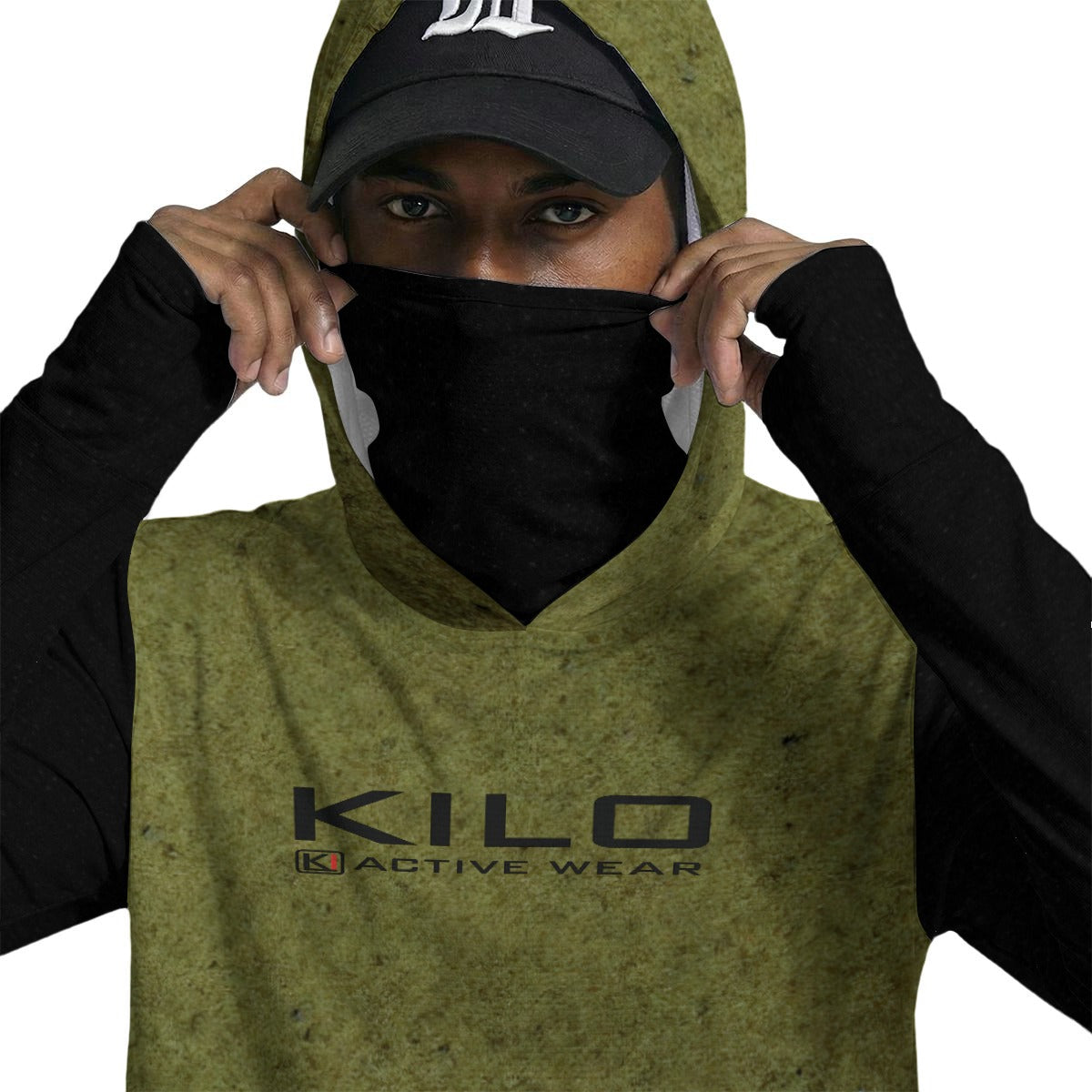 Strong and Silent Sun Protection Hoodie / Face cover