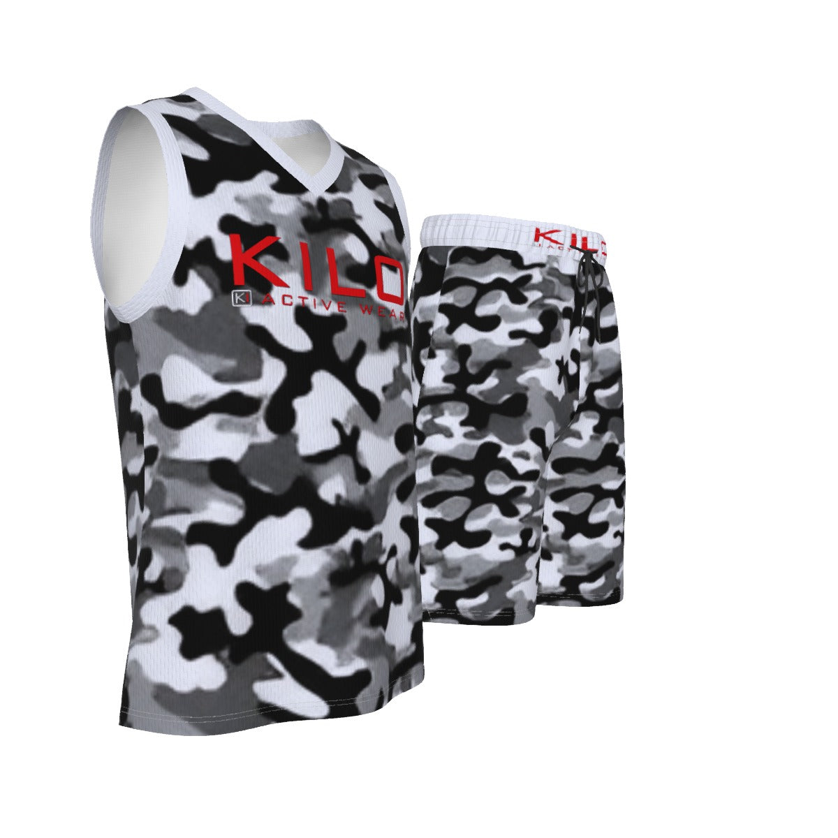 "Kammo Series" Men's V Neck Basketball Suit