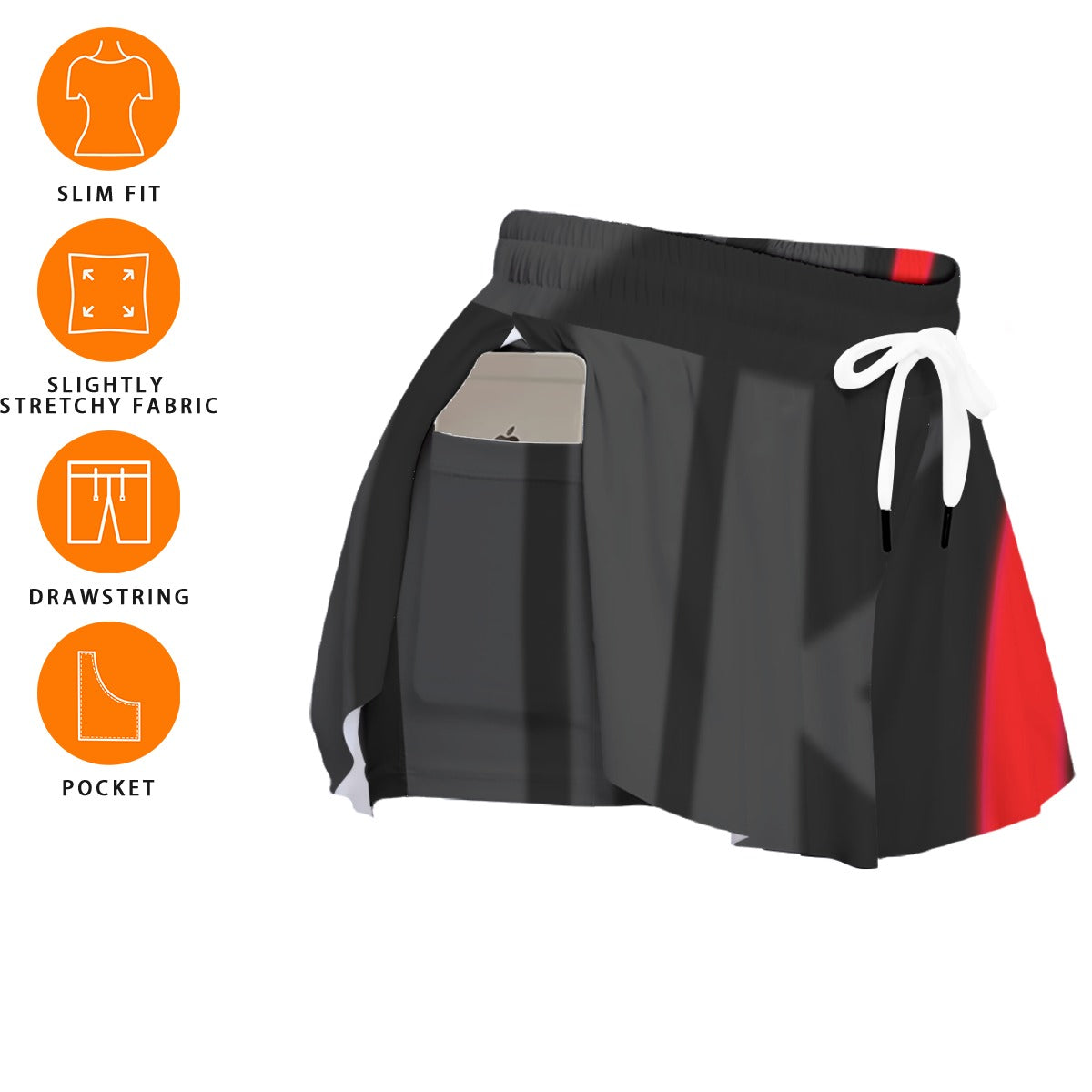 Women's S-K-orts With Pocket