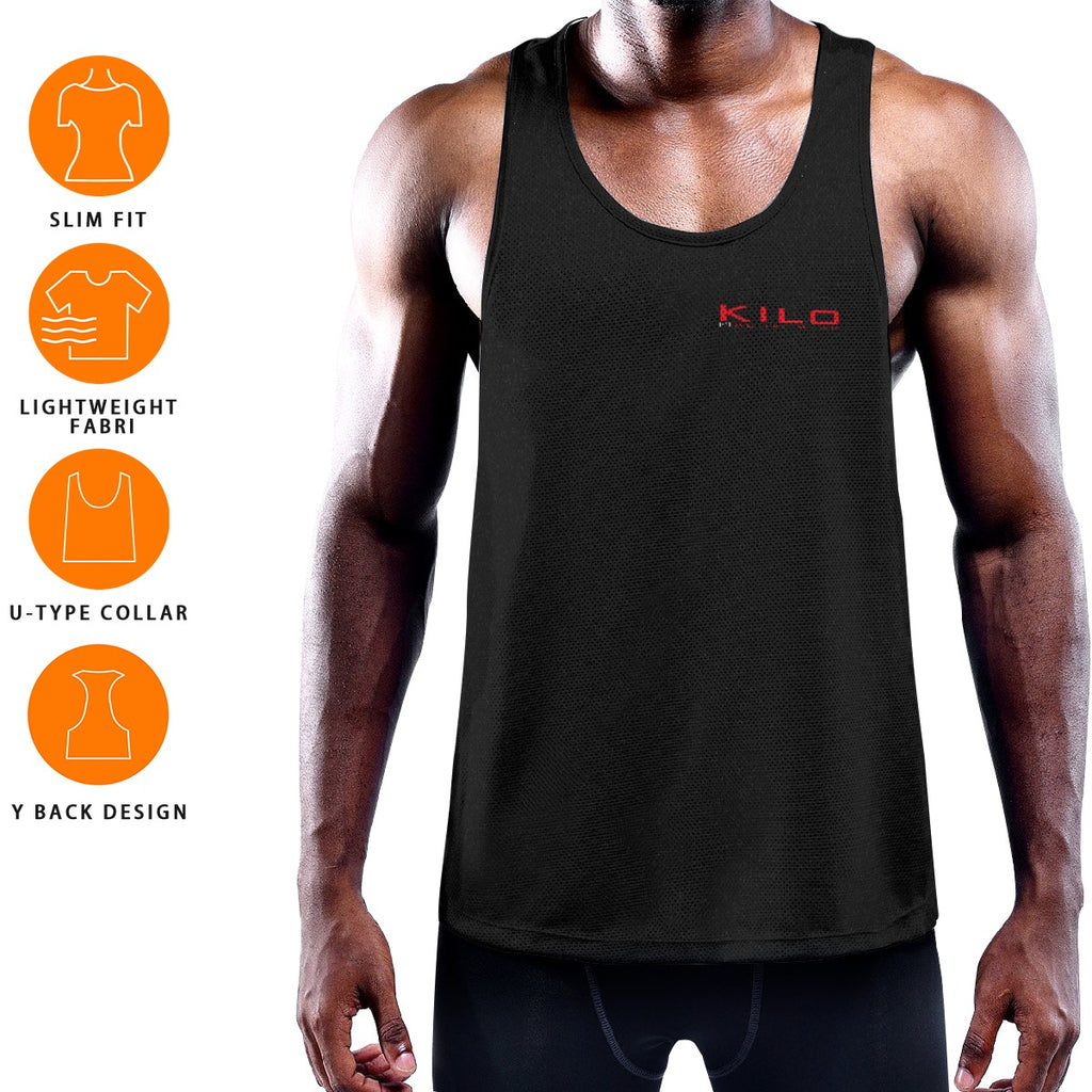 "K-Show" Men's Slim Y-Back Muscle Tank Top
