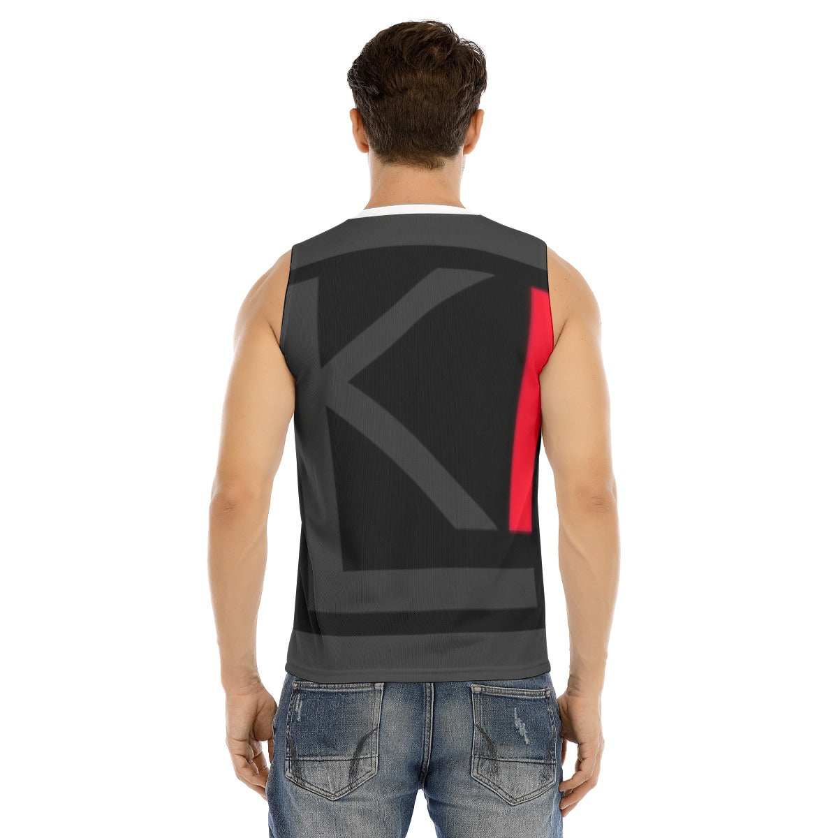 Krunch-Time B-Ball Men's V-neck Tank Top