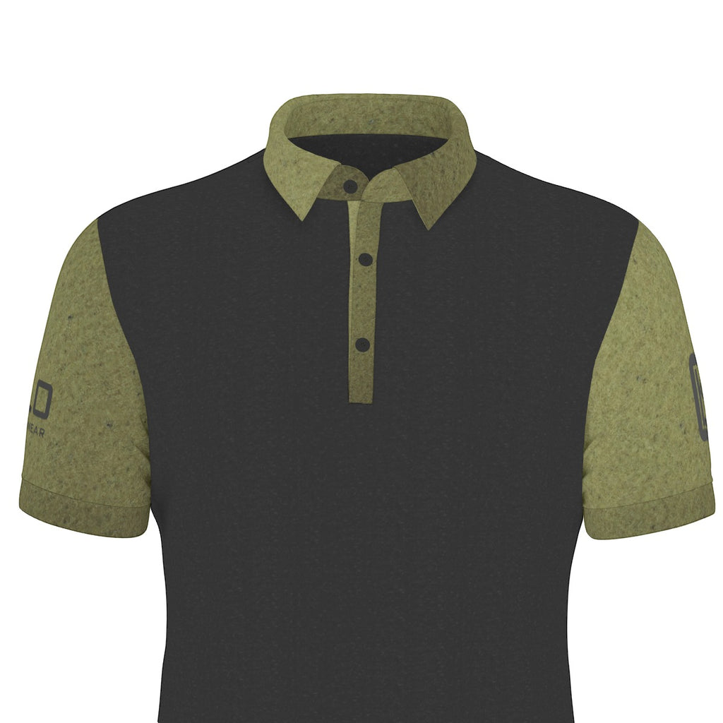 Strong and Silent Men's Stretch Collar Polo Shirt