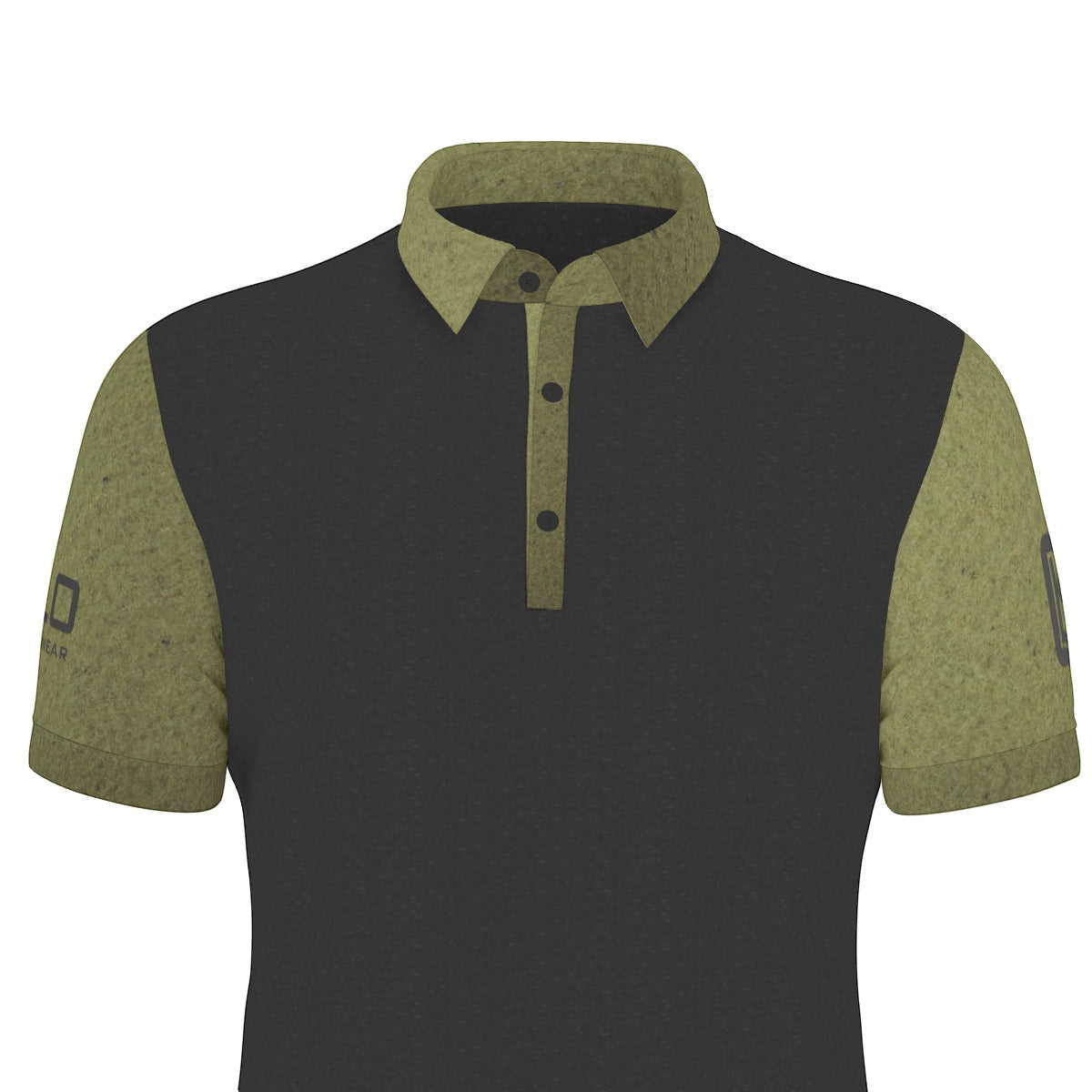 Strong and Silent Men's Stretch Collar Polo Shirt