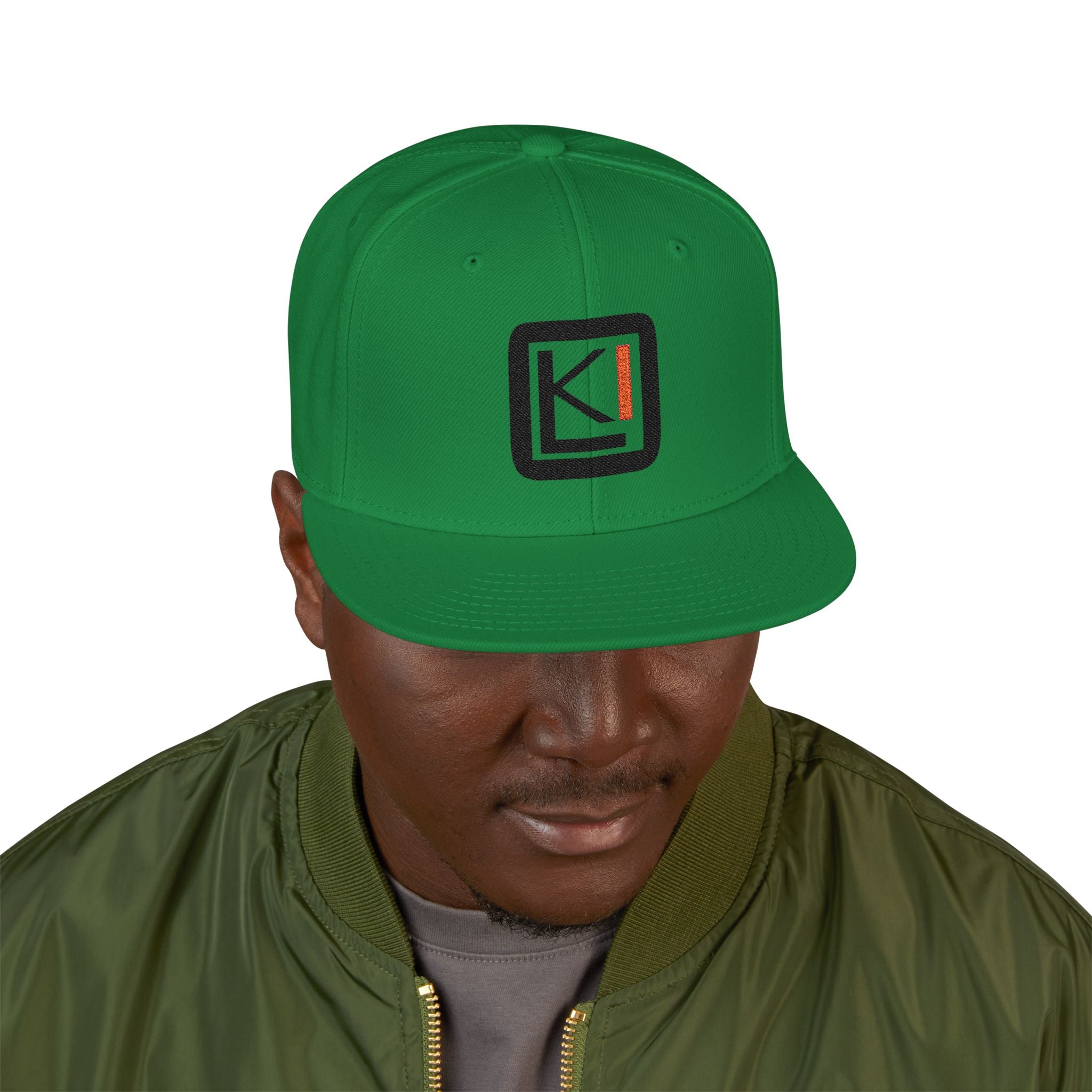 "K-Vibe'n".   Minimal Tech Logo Cap