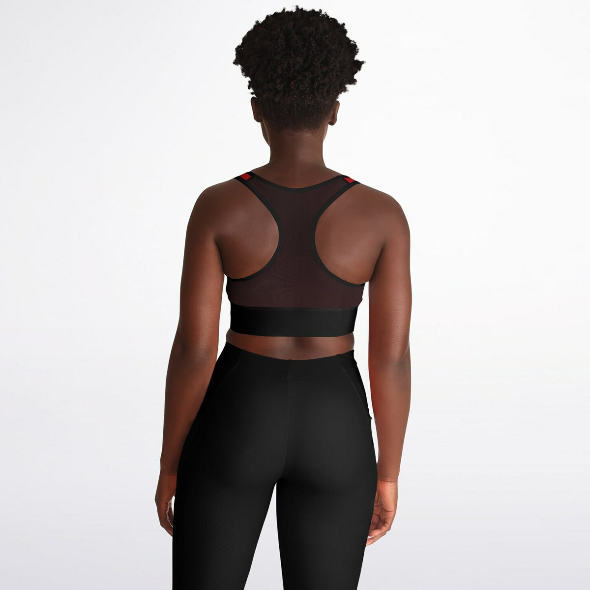 KILO K-Mesh Sports Bra on model, back view