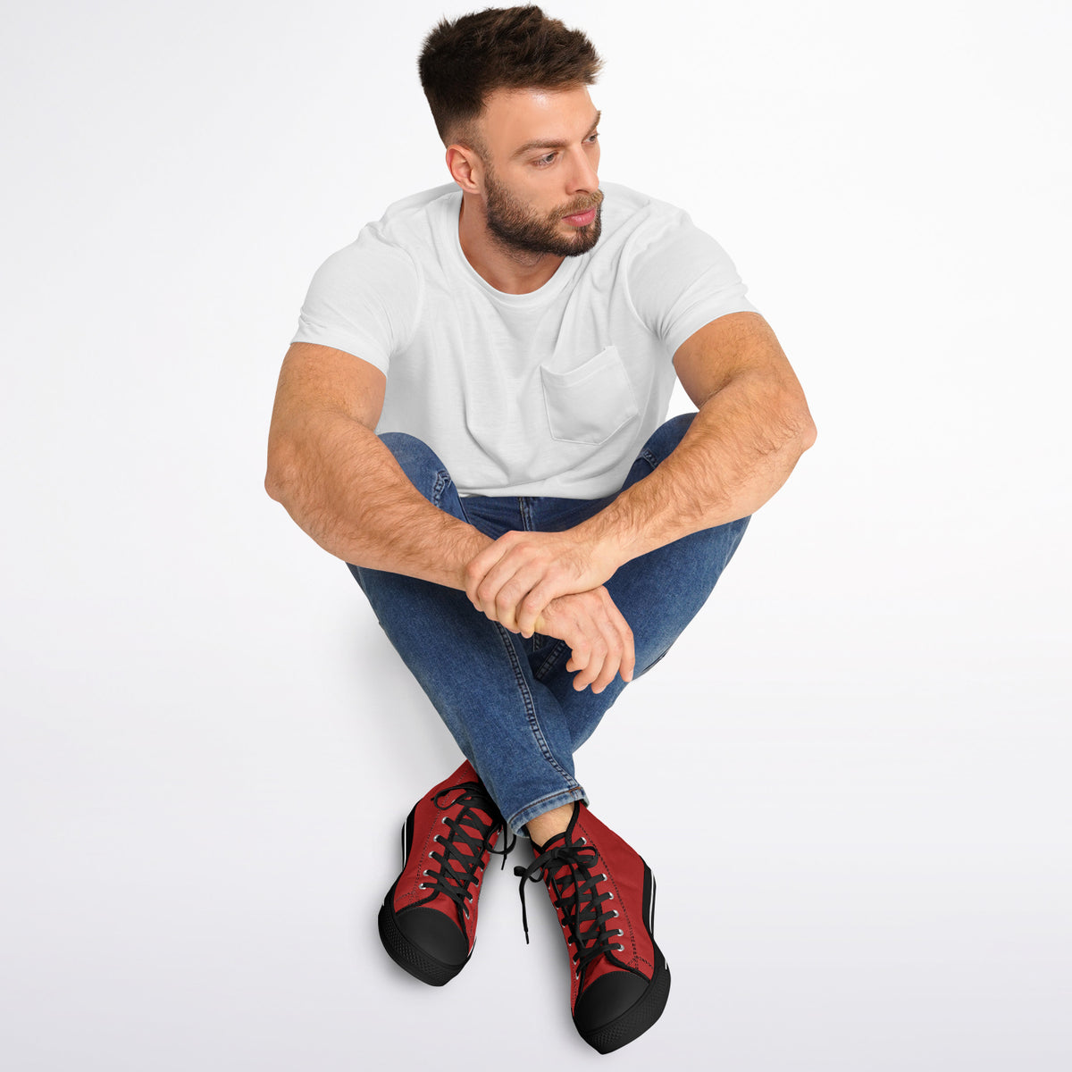 Man wearing KILO K-Urban Peak High Top Shoes