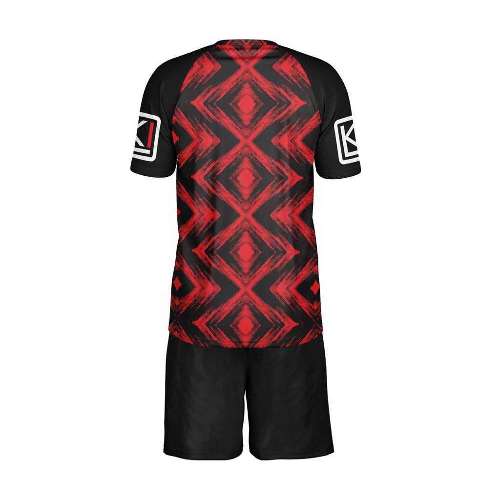 KILO K-Soccer Set in red - back view