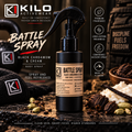 Battle Spray Black Cardamom & Cream Body Spray 4oz by Kilo Activewear