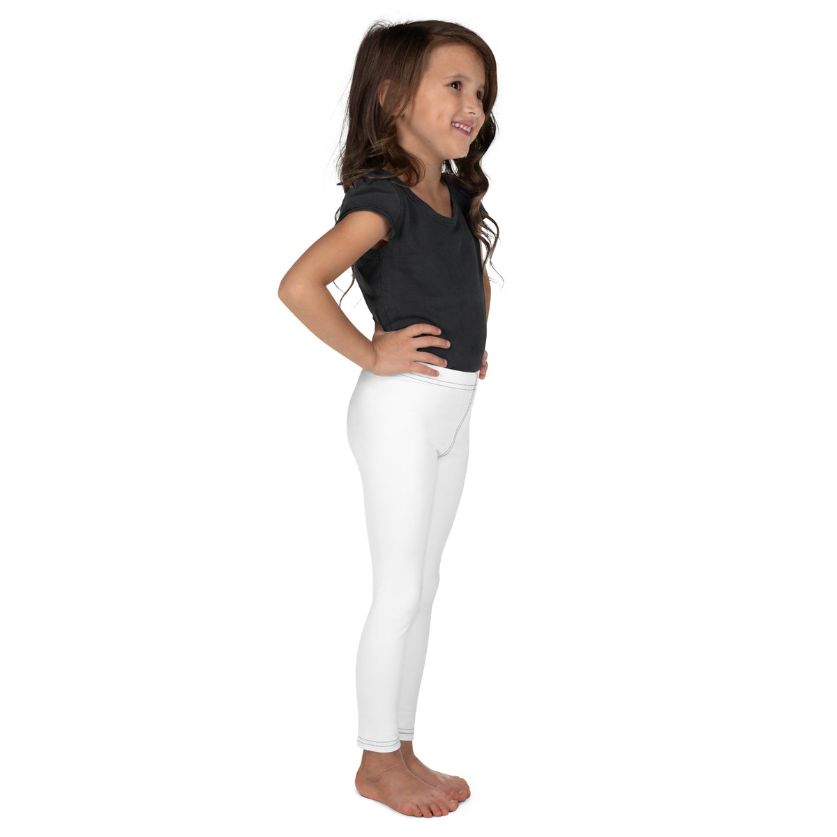 KILO Kids' Leggings, right view – veteran-owned Kilo Activewear