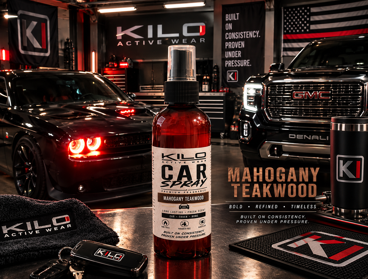 KILO Car Scents, Mahogany Teakwood scent, by Kilo Activewear