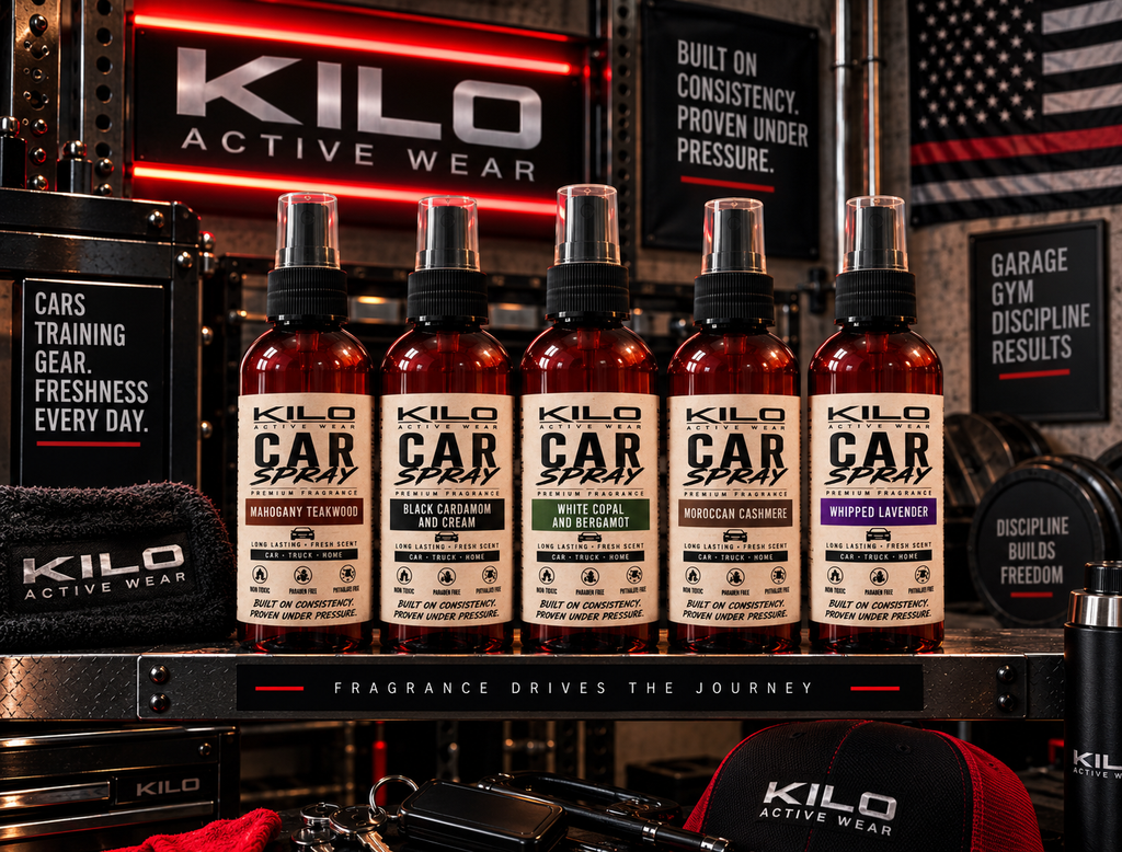 KILO Car Scents, all 5 scents together, by Kilo Activewear