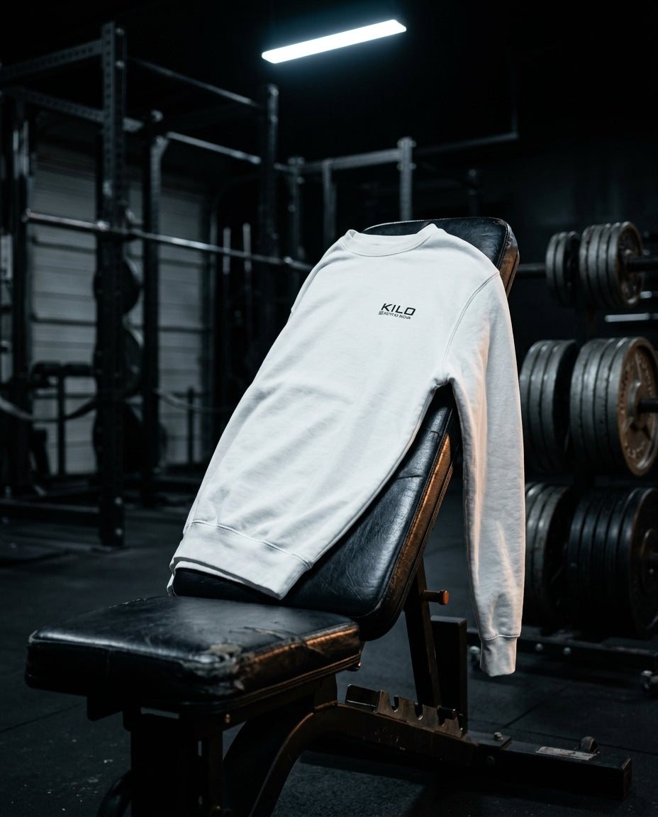 Performance Crewneck Sweatshirt — Gym Lifestyle Context | Generated by Modelize