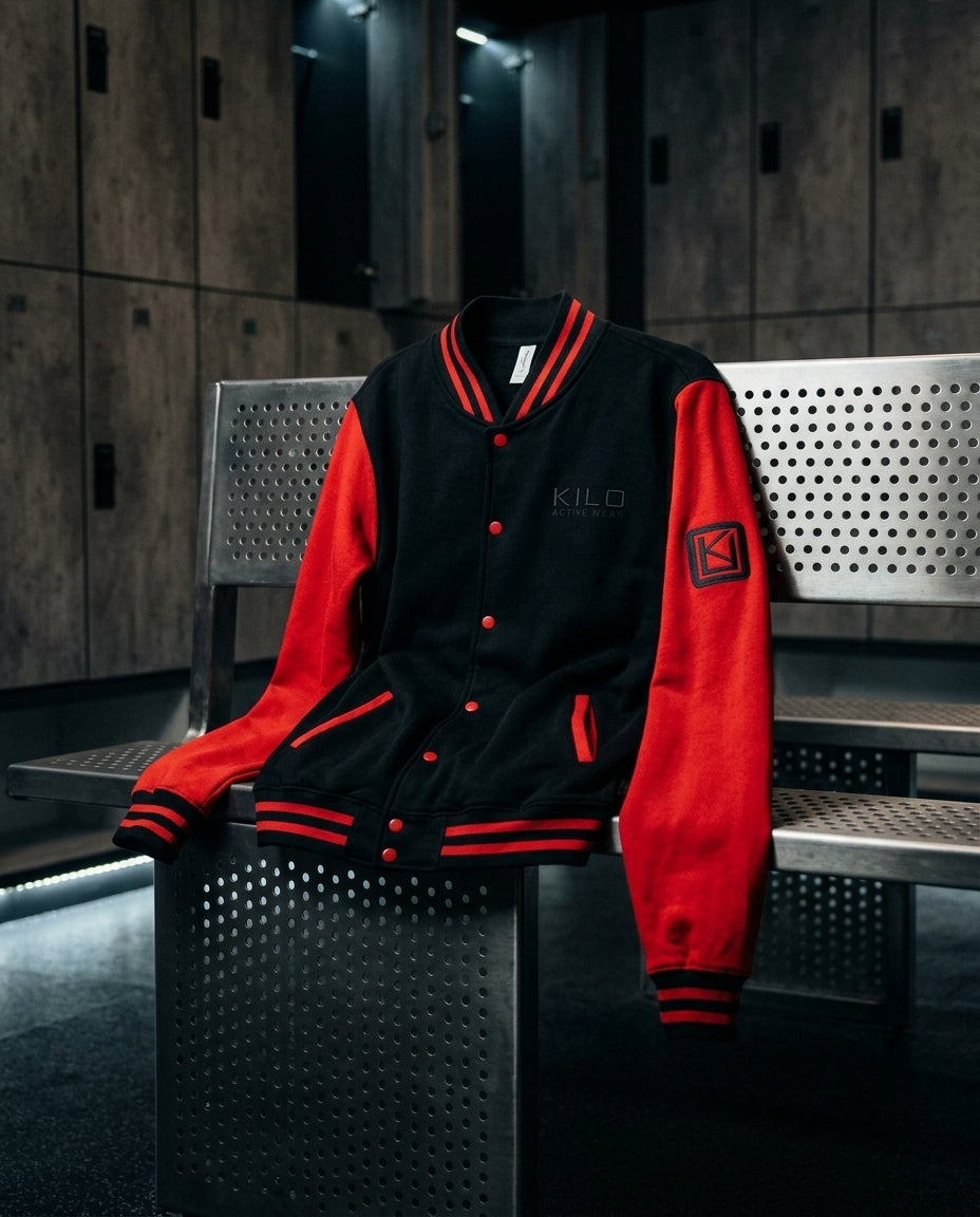 Letterman jacket — Lifestyle Urban Context | Generated by Modelize