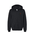 KILO Youth Zip-Up Hoodie, front view – veteran-owned Kilo Activewear
