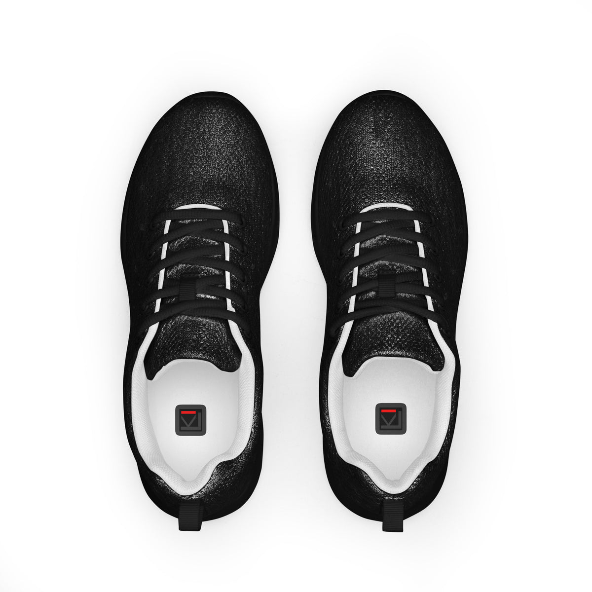 KILO Women's Athletic Shoes in Black, front view – veteran-owned Kilo Activewear